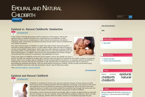 Arclite theme site design template sample