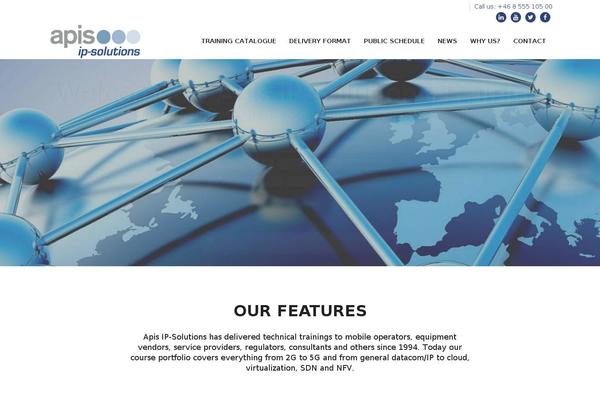 Site using AccessPress Social Share plugin