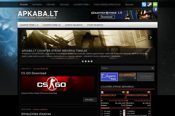 NewGamer theme site design template sample