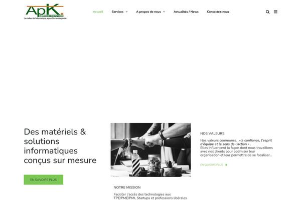 TheBuilt theme site design template sample