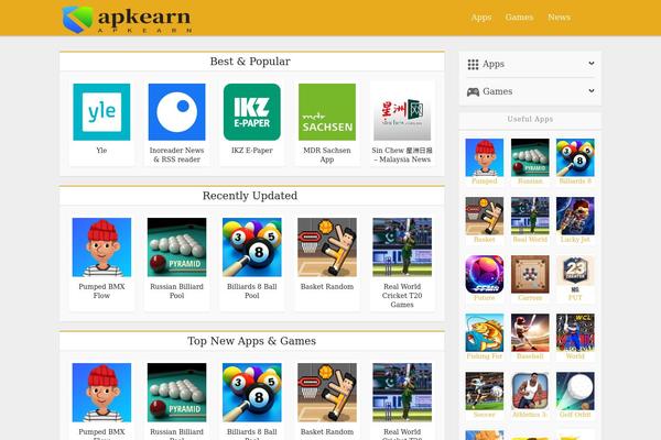apkearn.com site used Apkearn