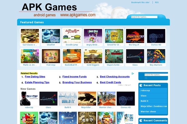 Flash Gamer theme site design template sample
