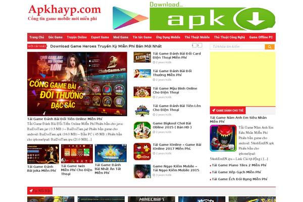 PT Magazine theme site design template sample