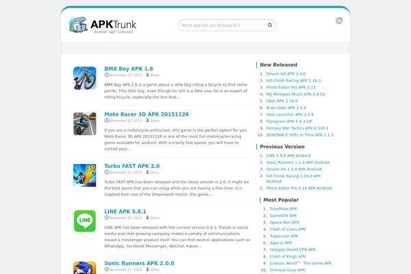apktrunk.com site used Current