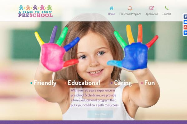 Wp_kindergarten theme site design template sample