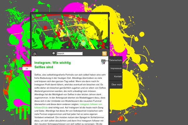 Major Media theme site design template sample