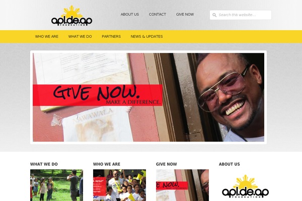 Outreach theme site design template sample