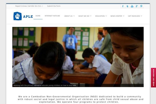 Envision theme site design template sample