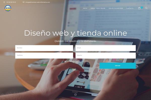 Roneous theme site design template sample