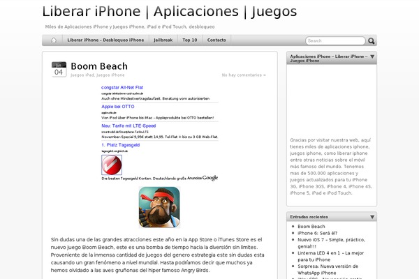 Iblog2 theme site design template sample