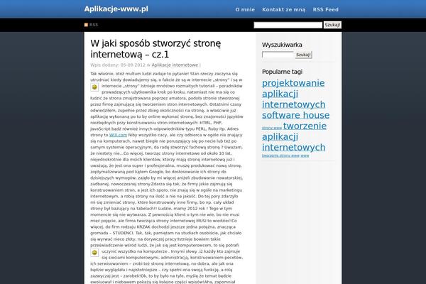ColdBlue theme site design template sample