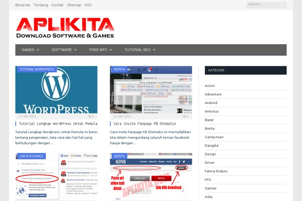 Site using Kali-forms plugin