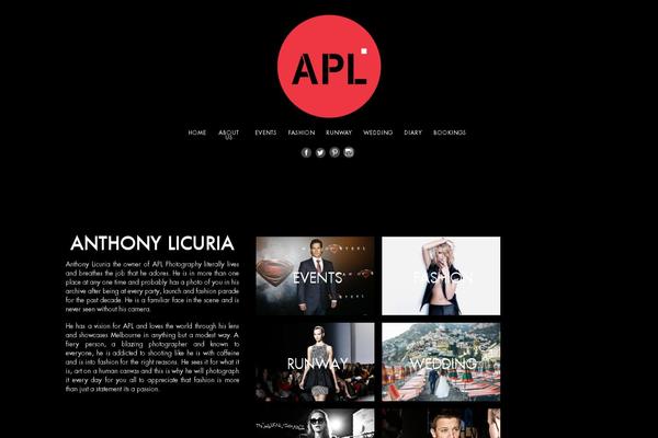 Apl theme site design template sample
