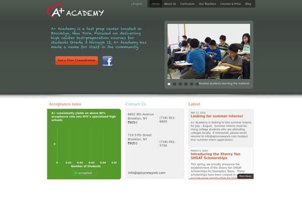 Aplus theme site design template sample