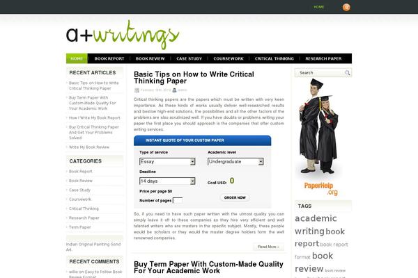 EDU theme site design template sample