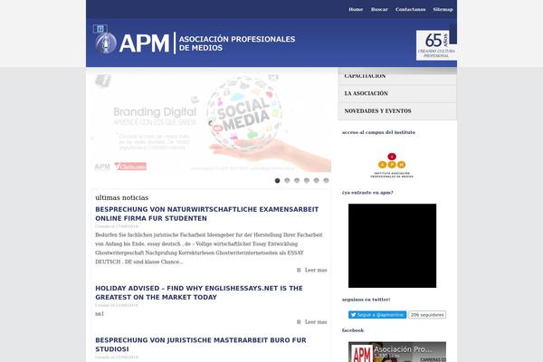 Interphase theme site design template sample