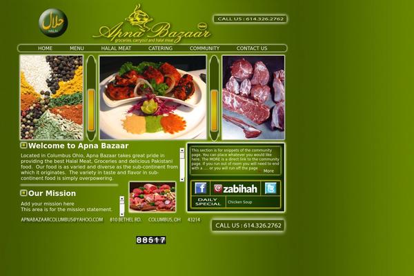 BlankSlate theme site design template sample