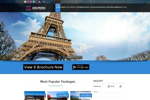Tour Package v1.01 theme site design template sample