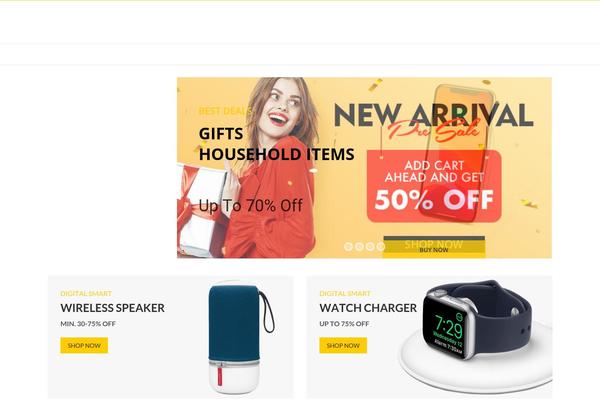 Kapee theme site design template sample