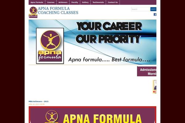 Academica theme site design template sample