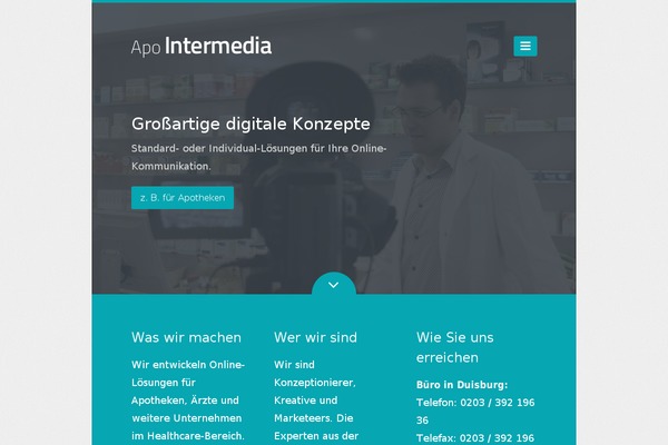 Sputnik theme site design template sample