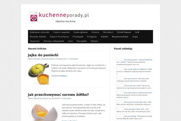 Wp Radiance theme site design template sample
