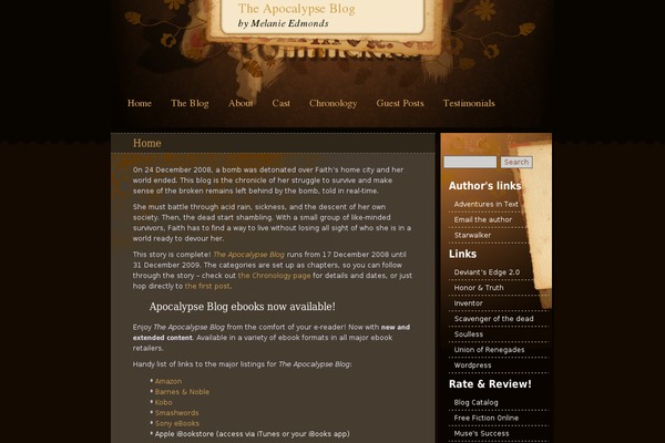 apocalypseblog.com site used Mt-dark-theme