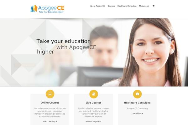Site using Woothemes-sensei plugin