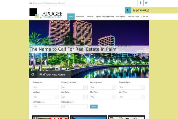 Realhomes Child theme site design template sample