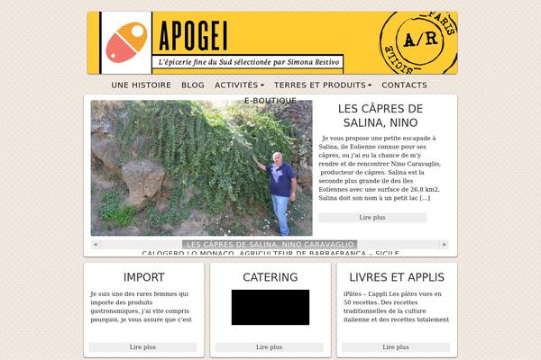 Restaurant theme site design template sample