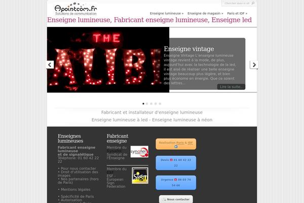 Chameleon theme site design template sample
