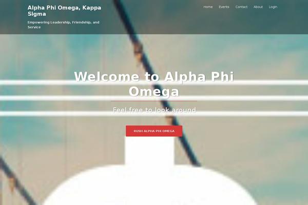Sydney theme site design template sample