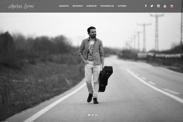 Teardrop theme site design template sample