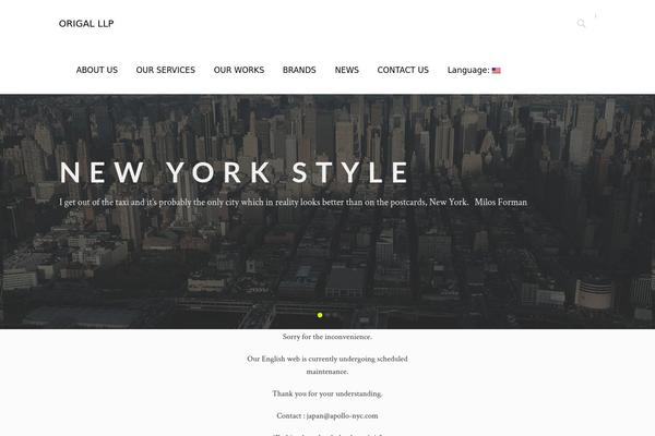 Choco theme site design template sample