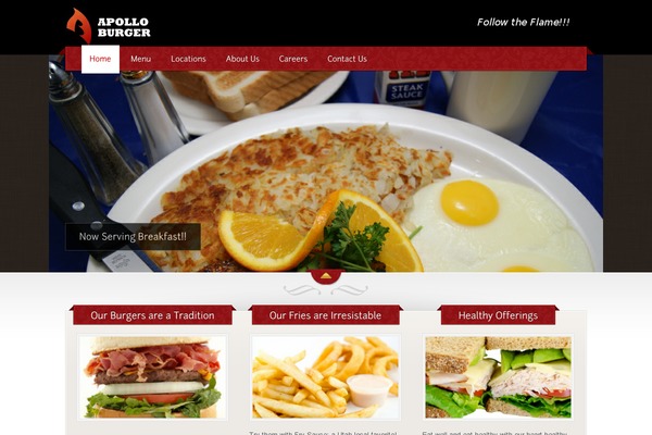 The Restaurant theme site design template sample