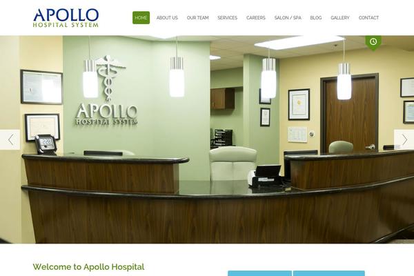 MediCenter theme site design template sample