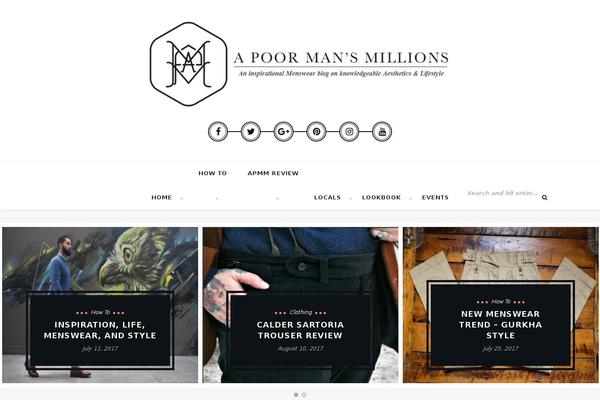 Maple theme site design template sample