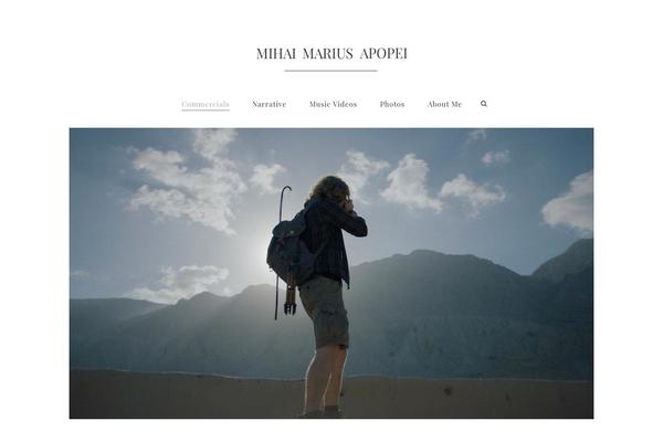 Stockholm theme site design template sample