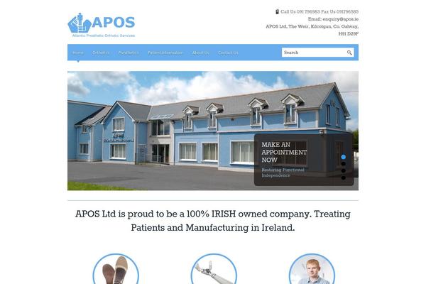 Blackbird theme site design template sample