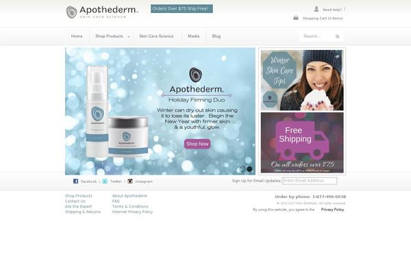 apothederm.com site used Helix