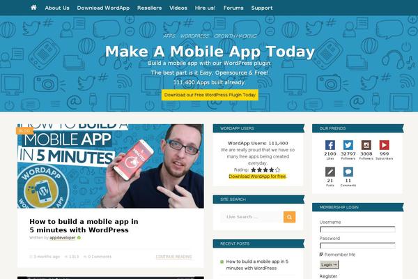 Site using Anthemes-reviews plugin