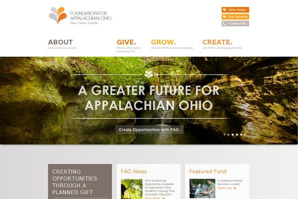appalachianohio.org site used Fao