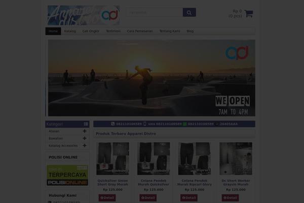 Wp-niaga theme site design template sample