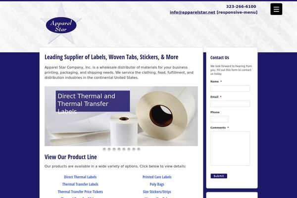 apparelstar.net site used Wjtheme