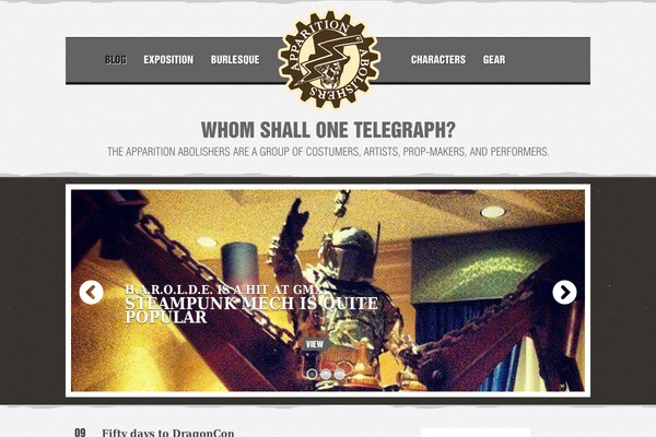 Vintage Immersed theme site design template sample
