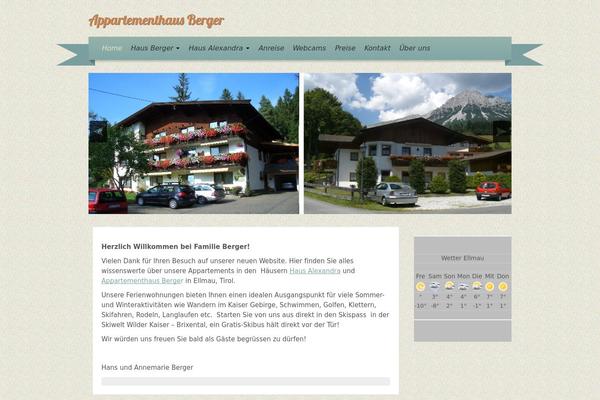 iRibbon theme site design template sample
