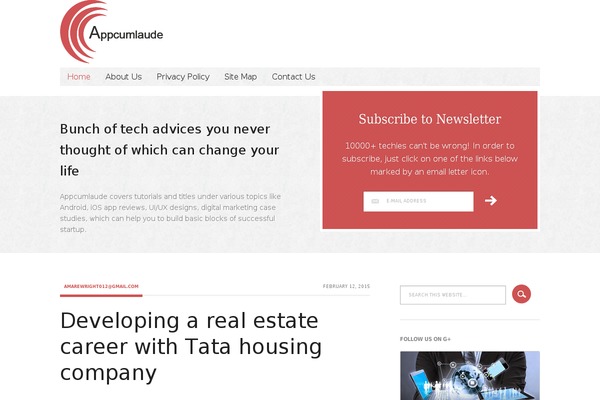 Balance theme site design template sample