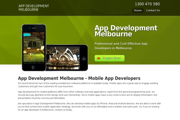 appdevelopmentmelbourne.com site used Optimize