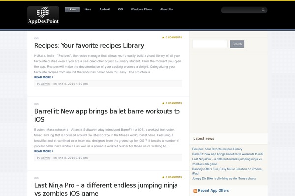 Techcompass theme site design template sample