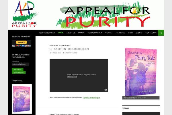 Twentyfourteen Child theme site design template sample